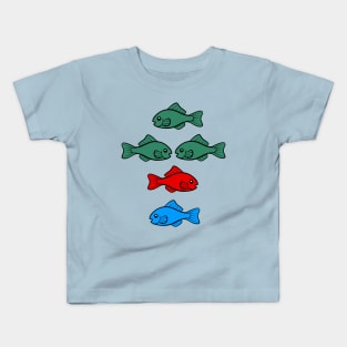 Red Fish Blue Fish Kids T-Shirt